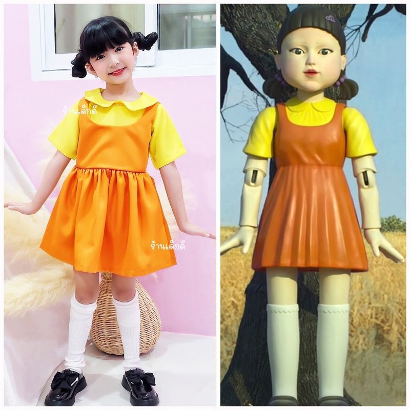 Ndd // ชุดเดรสเอี๊ยมโกโกวาเด็กหญิงสุดฮิต