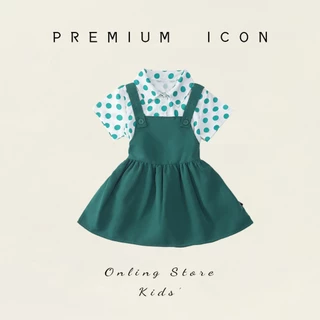 Hania kids ชุดเสื้อกางเกงโรงเรียนอนุบาลเกาหลี เด็กผู้หญิง น่ารักๆ ใส่สบาย - K4125157 K4125158