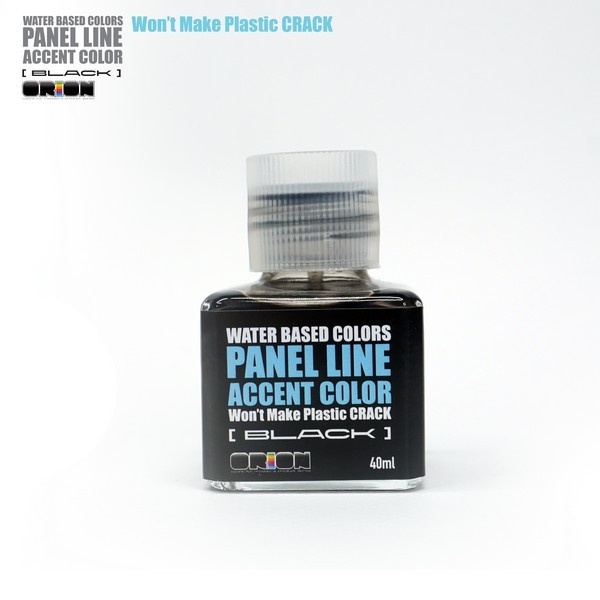 ORION Panel Line Water Based Colors (Black) 40 ml 8853100904318 (Tool)