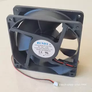 RUNDA 12CM 12038 24v 0.36A RD12038S24H 12ซม.ความเร็วรอบ2600/นาที พัดลมสำหรับเครื่องเชื่อมอินเวอร์เตอร์