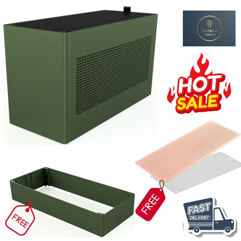 Louqe Ghost S1 MkII, Pangaea (green) Mini-ITX สินค้าพร้อมส่ง