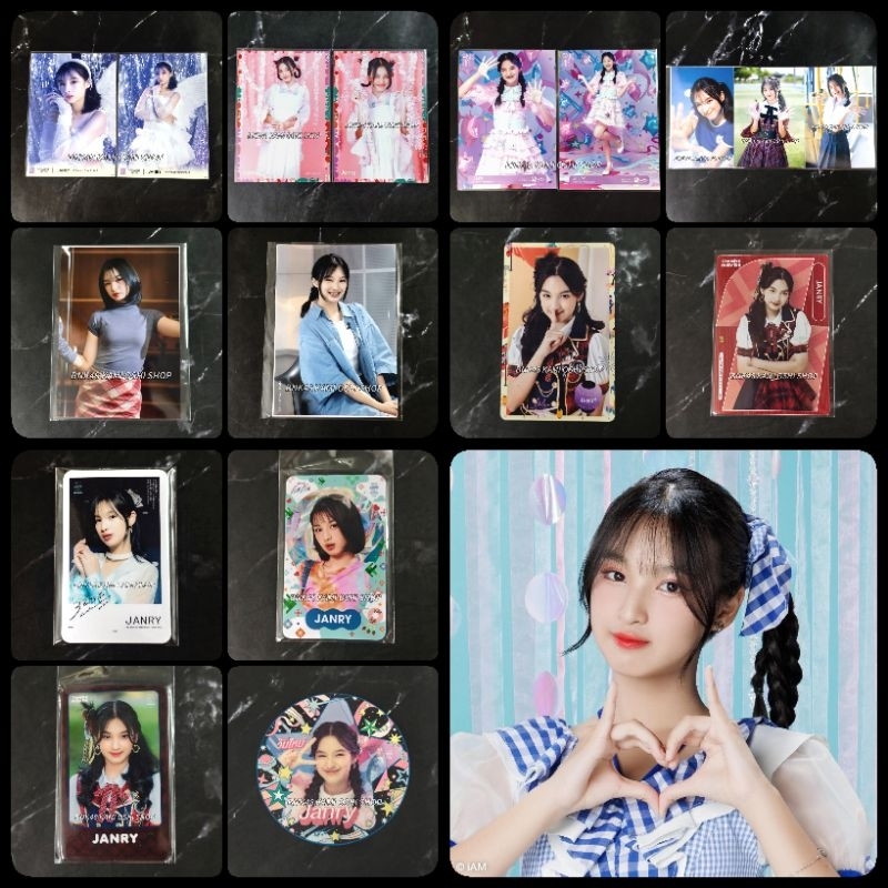 แจนรี่ Janry BNK48 [2/2] ของสะสม magnet ที่รองแก้ว ใบเศษ ปก card การ์ด
