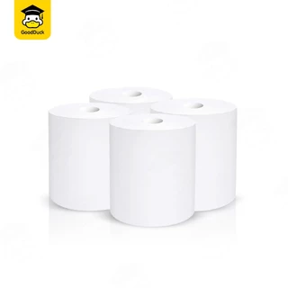 กระดาษความร้อน กระดาษใบเสร็จ 57x50 80x80 mm ไม่มีแกน 65gsm บิล สลิป Bill POS กระดาษธงฟ้า Ocha