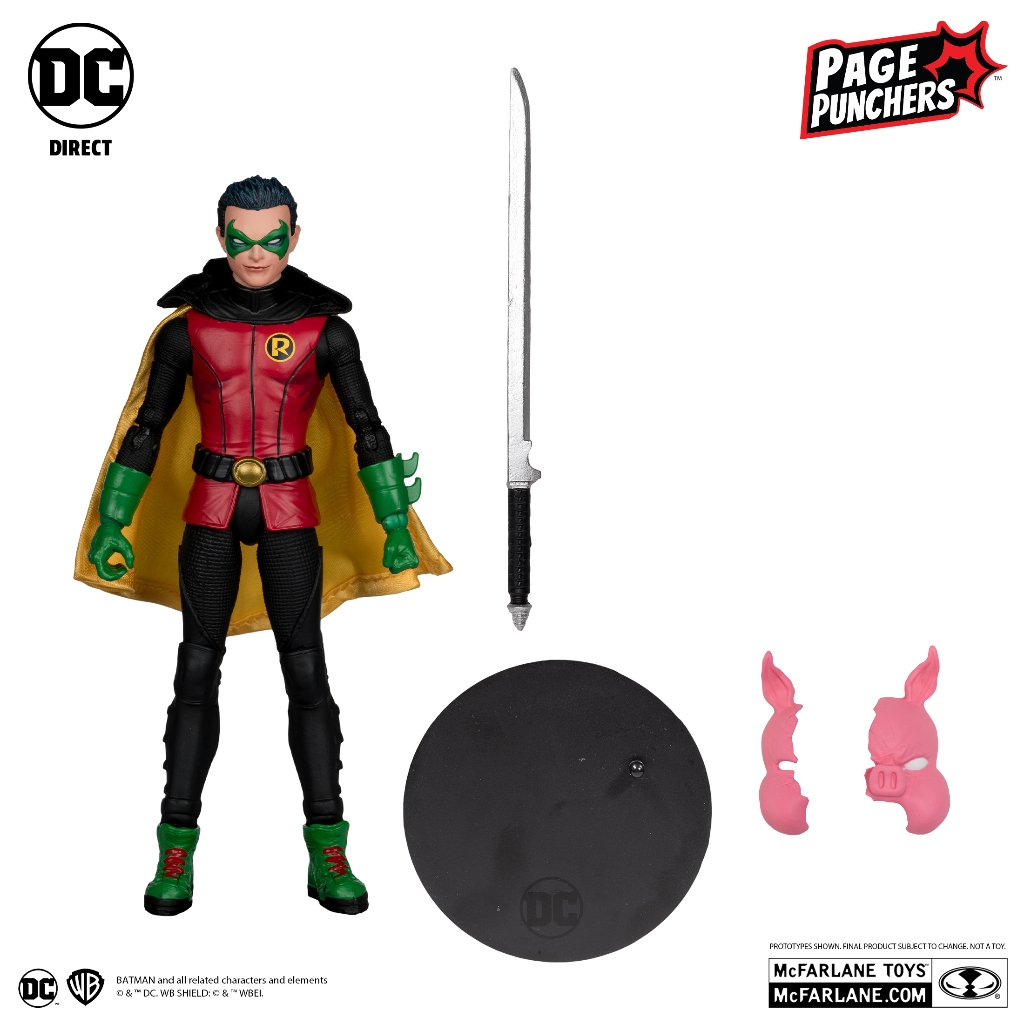 McFarlane Toys - ROBIN (DAMIAN WAYNE)(BATMAN REBORN) (Page Puncher) 15949-INT *ไม่รวมหนังสือการ์ตูน*