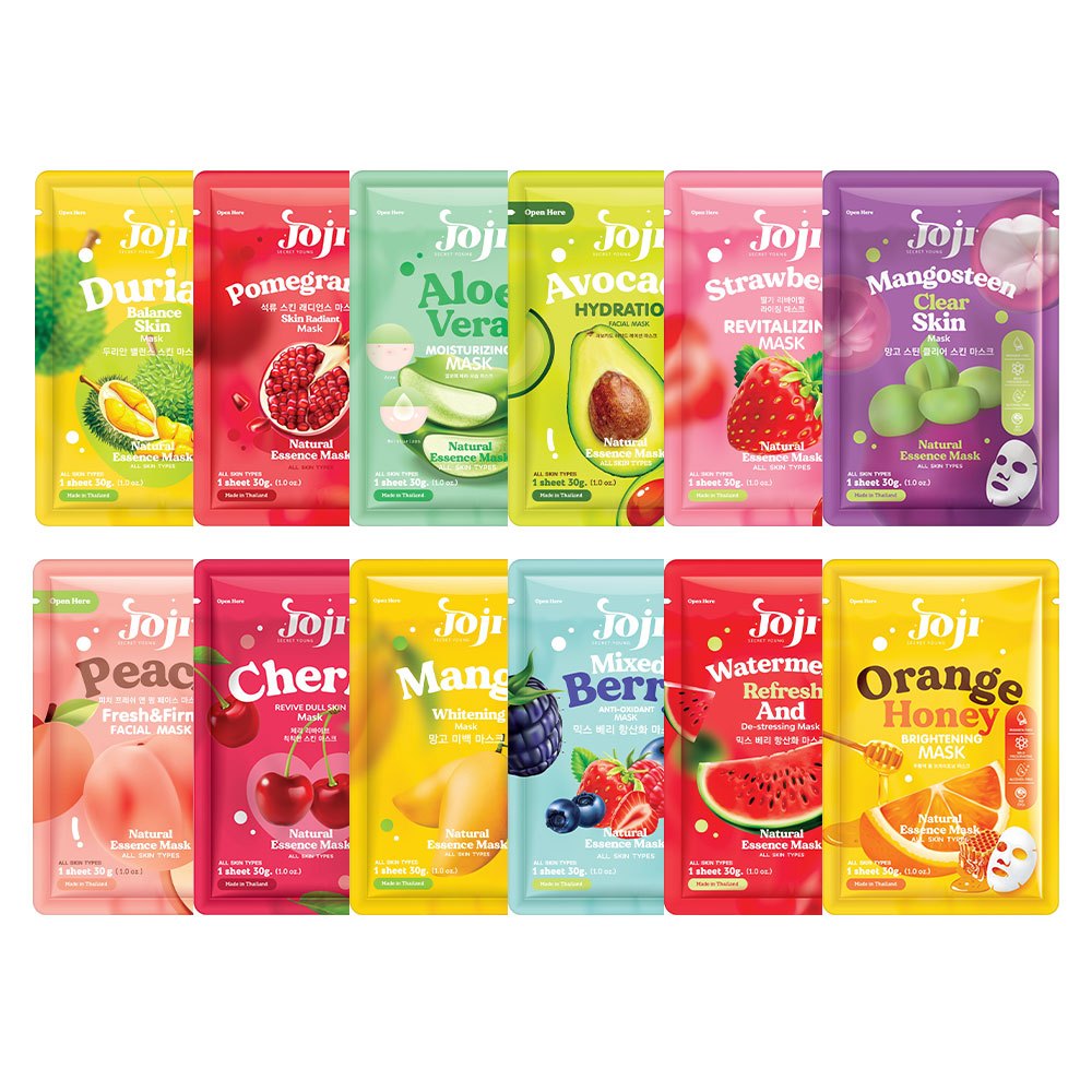 JOJI Secret Young Balance Skin Mask 30g โจจิ ซีเคร็ท ยัง บาลานซ์ สกิน มาส์ก 30 กรัม [1ซอง] ทิชชู่มาส์ก แผ่นมาส์กหน้า