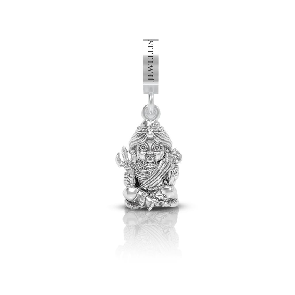 จี้ชาร์มเงินแท้ "พระแม่อุมาเทวี" (Aumadavi) เสริมความรัก ความงาม โชคลาภ และความอุดมสมบูรณ์ (เฉพาะจี้ชาร์ม ไม่รวมสร้อย)