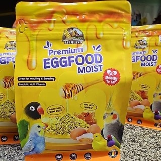 Premium Egg Food Moist อาหารไข่ สำหรับนก ถุง 200 g