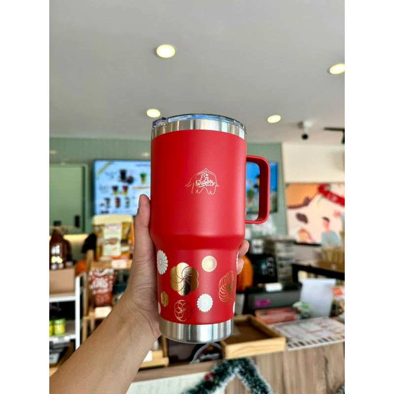 Punthai Premium Chinese Tumbler แก้วเก็บความเย็นพัยธุ์ไทยตรุษจีน