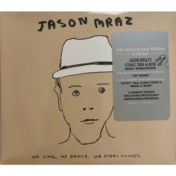 CD Jason Mraz – We Sing. We Dance. We Steal Things.2CD 15th Anniversary Edition made in germany มือ1