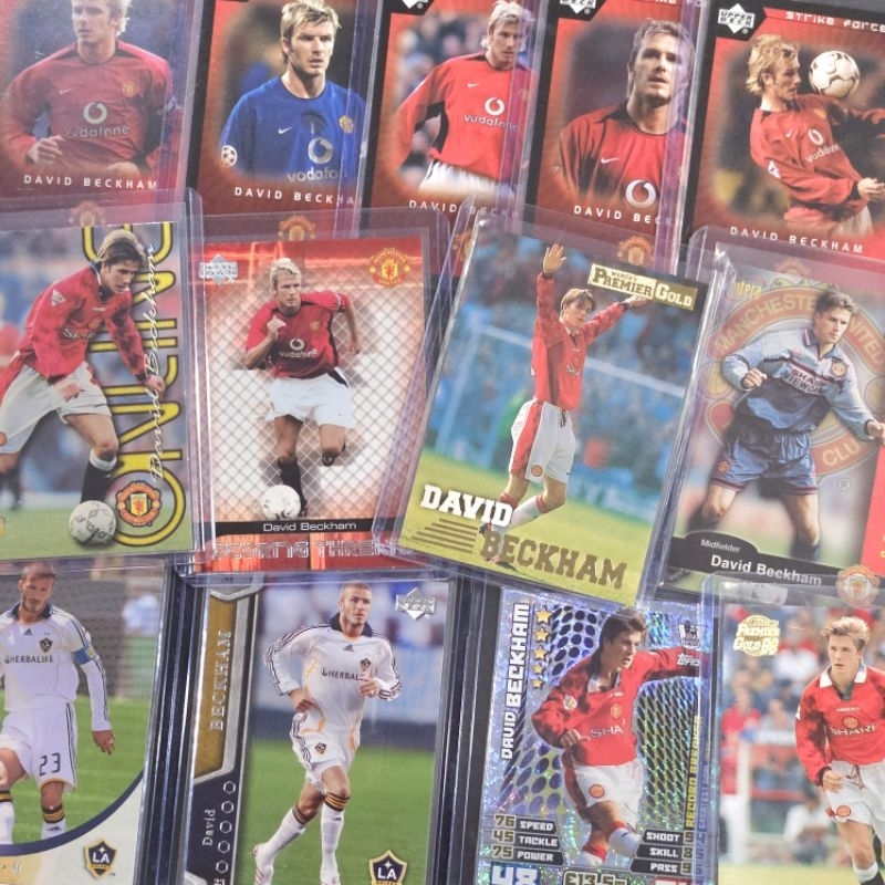 การ์ด David​ Beckham​ ​Card และ Sticker​ หลายแบบ