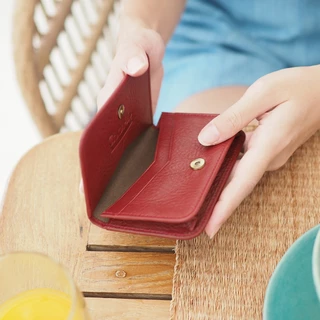 กระเป๋านามบัตรหนังวัวแท้ จัดระเบียบบัตร Classic Card - Namecard leather case เท่คลาสสิค