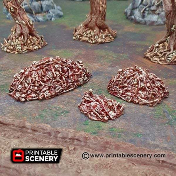 Corpse Piles - terrain for tabletop wargames