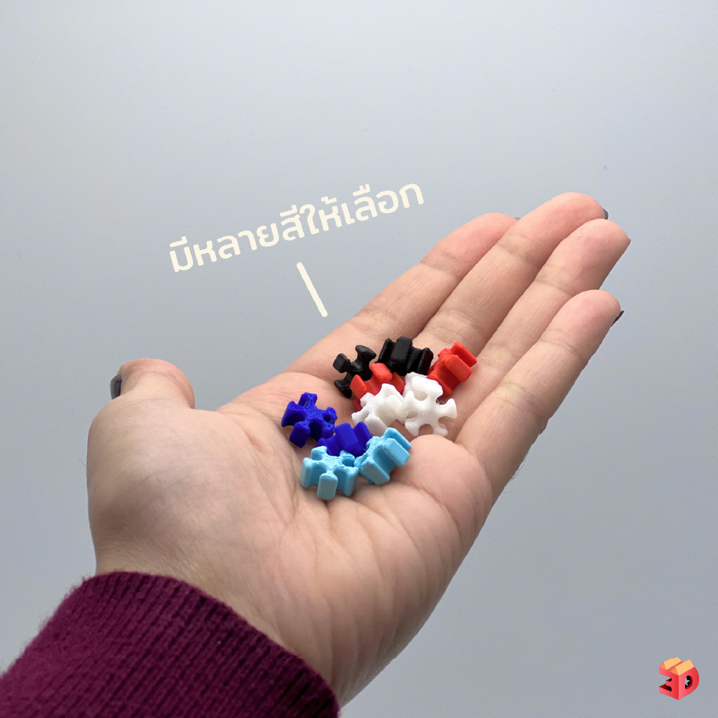 สโนว์เฟล็ก [คลิปเก็บสายไฟ] จัดระเบียบสายชาร์จ มี5สี หมดปัญหาสายพันกัน!