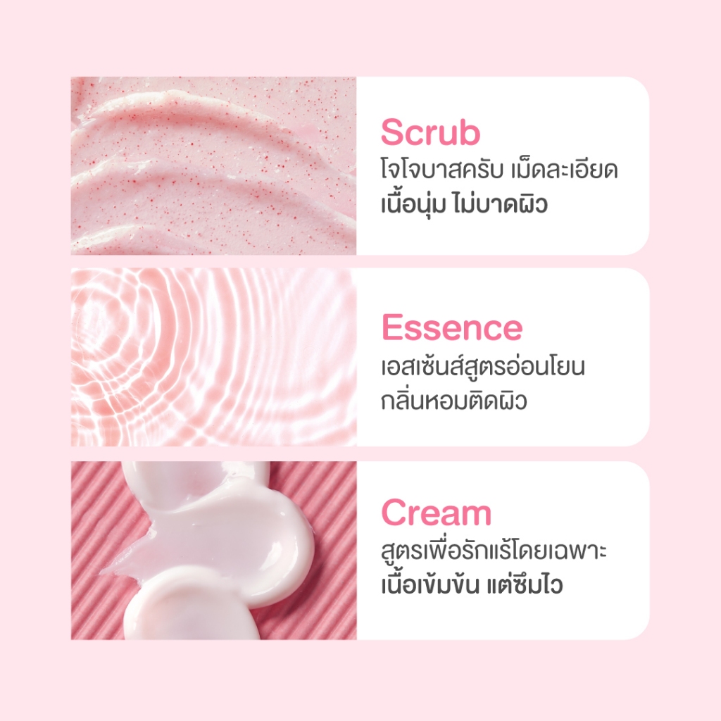 ริเอ็น เซ็ทดูแลรักแร้ ขนาดทดลอง สครับ เอสเซ้นส์ ครีม Ri en Underarm Care White Secret Collection Set - รูปที่ 6