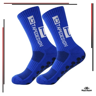 ถุงเท้ากีฬาข้อกลาง ถุงเท้ากันลื่น sports football Socks มี4สีให้เลือก คุณภาพดี ทนทาน ไม่ย้วย ใส่สบาย