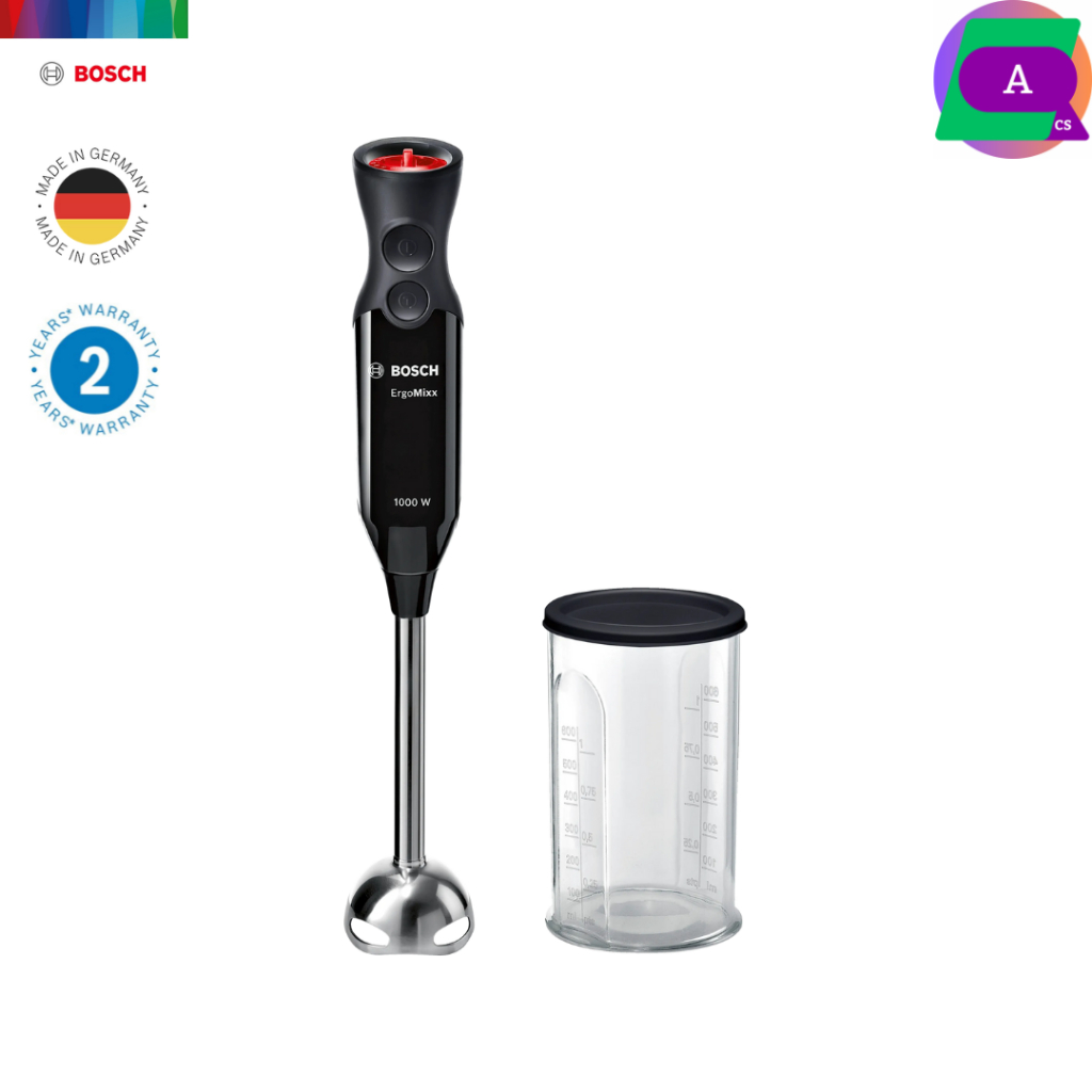 เครื่องปั่นแบบมือถือ Bosch MS6CB6110 กำลังไฟ 1000 วัตต์ สีดำ