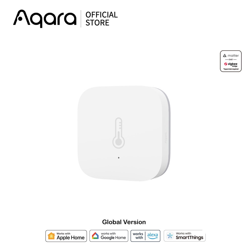 Aqara Temperature and Humidity Sensor T1 เซ็นเซอร์วัดอุณหภูมิและความชื้นอัจฉริยะ Zigbee 3.0