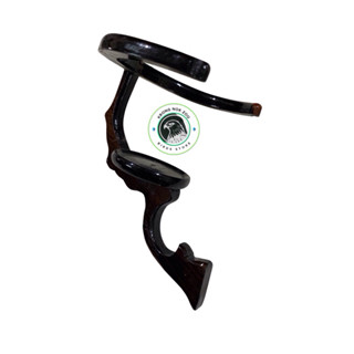 ที่วางแก้วไม้เสาดำนกกรงหัวจุกขนาดใหญ่