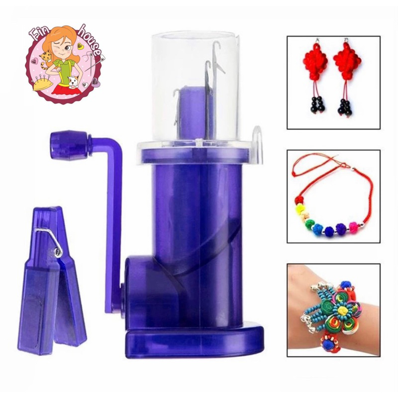 🧸เครื่องถักไหมพรม เครื่องถักเชือก DIY Knitg เครื่อง Mini Spool Knitter Embellish Craft🧶🧣