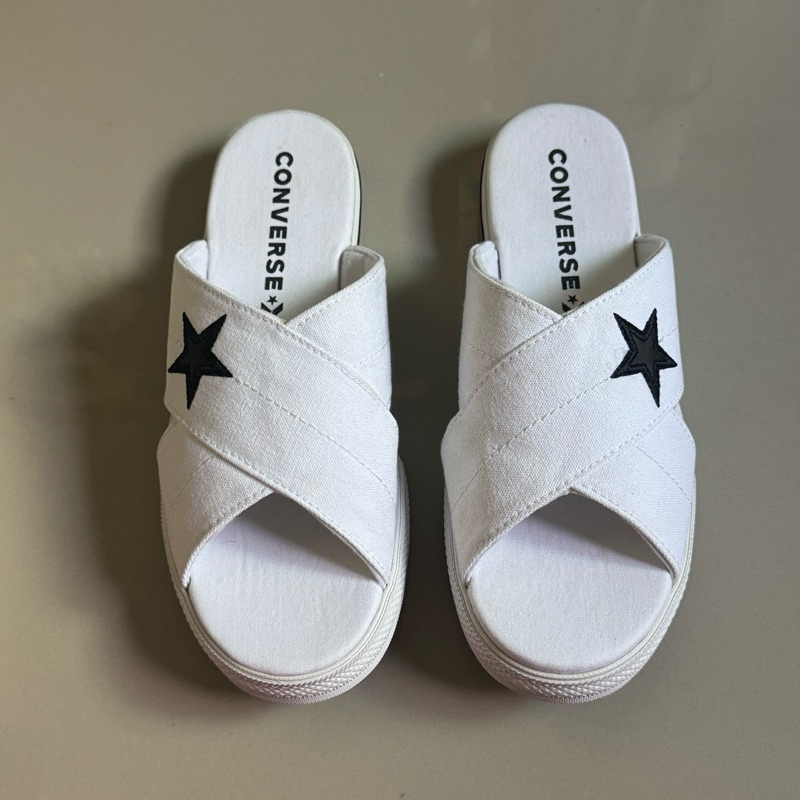 CONVERSE WOMEN ONE STAR SANDAL รองเท้ามือสองของแท้ ไม่มีกล่อง sz.38