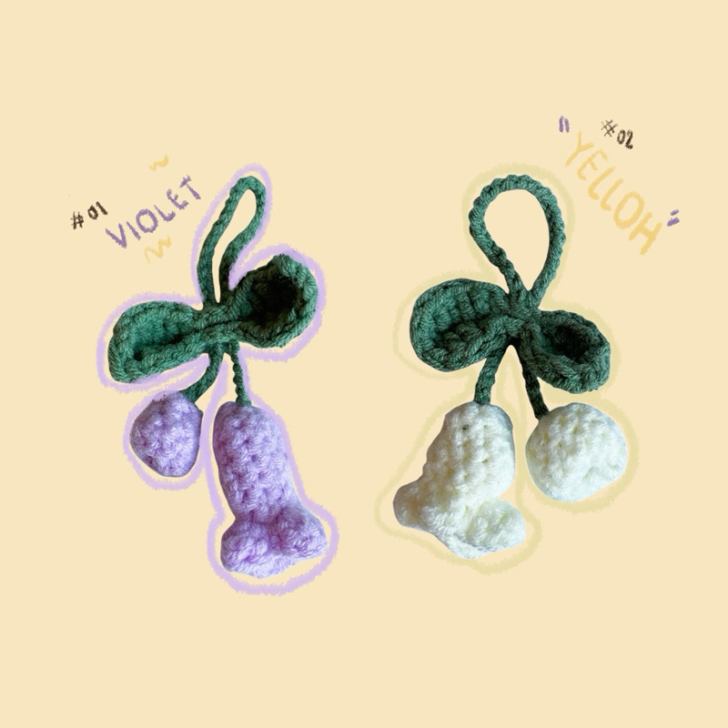 ที่ห้อยกระเป๋า lilly of the valley