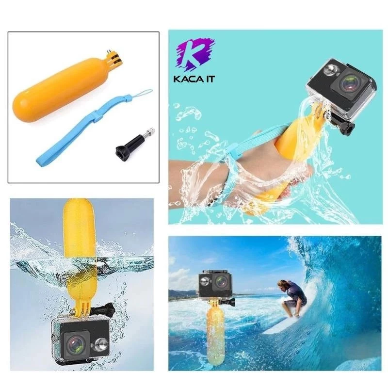 Gopro ทุ่นลอยน้ำ ทุ่นลอยน้ำ goproสีเหลือง Floating Hand Grip Bobber thumbnail 4