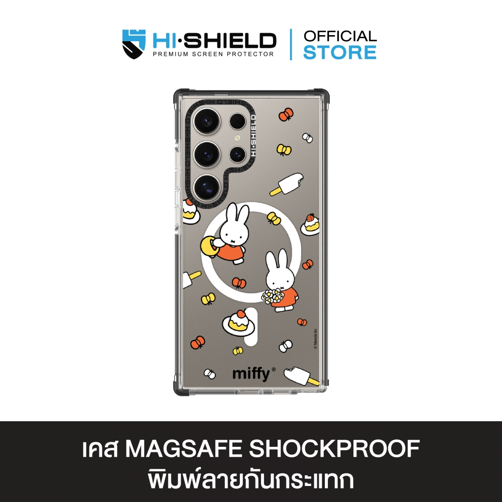 HI-SHIELD Magsafe Shockproof Case รุ่น Miffy018 [SAMSUNG S24Ultra,S25Ultra,S26Ultra] - เคสแม่เหล็กกันกระแทก