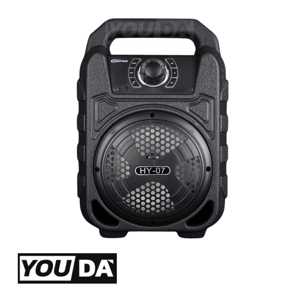 YOUDA ลำโพงบลูทูธ รับประกัน 1ปี มีให้เลือก 3สี รองรับ ไมโครโฟน , บลูทูธ , USB, การ์ด TF, วิทยุ HY-07 ลำโพงบลูทูธพกพา