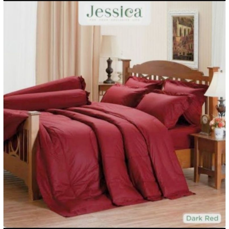 ชุดเครื่องนอนแบรนด์ Jessica ของแท้ 6ฟุต สี Dark red