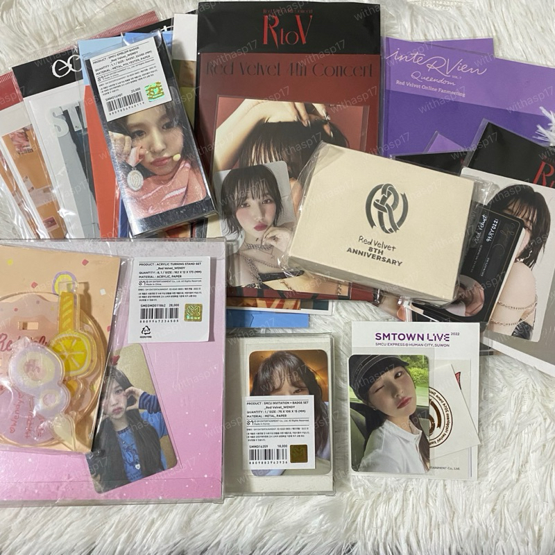 [พร้อมส่ง] การ์ด MD Red Velvet Wendy เวนดี้ น้องวาน