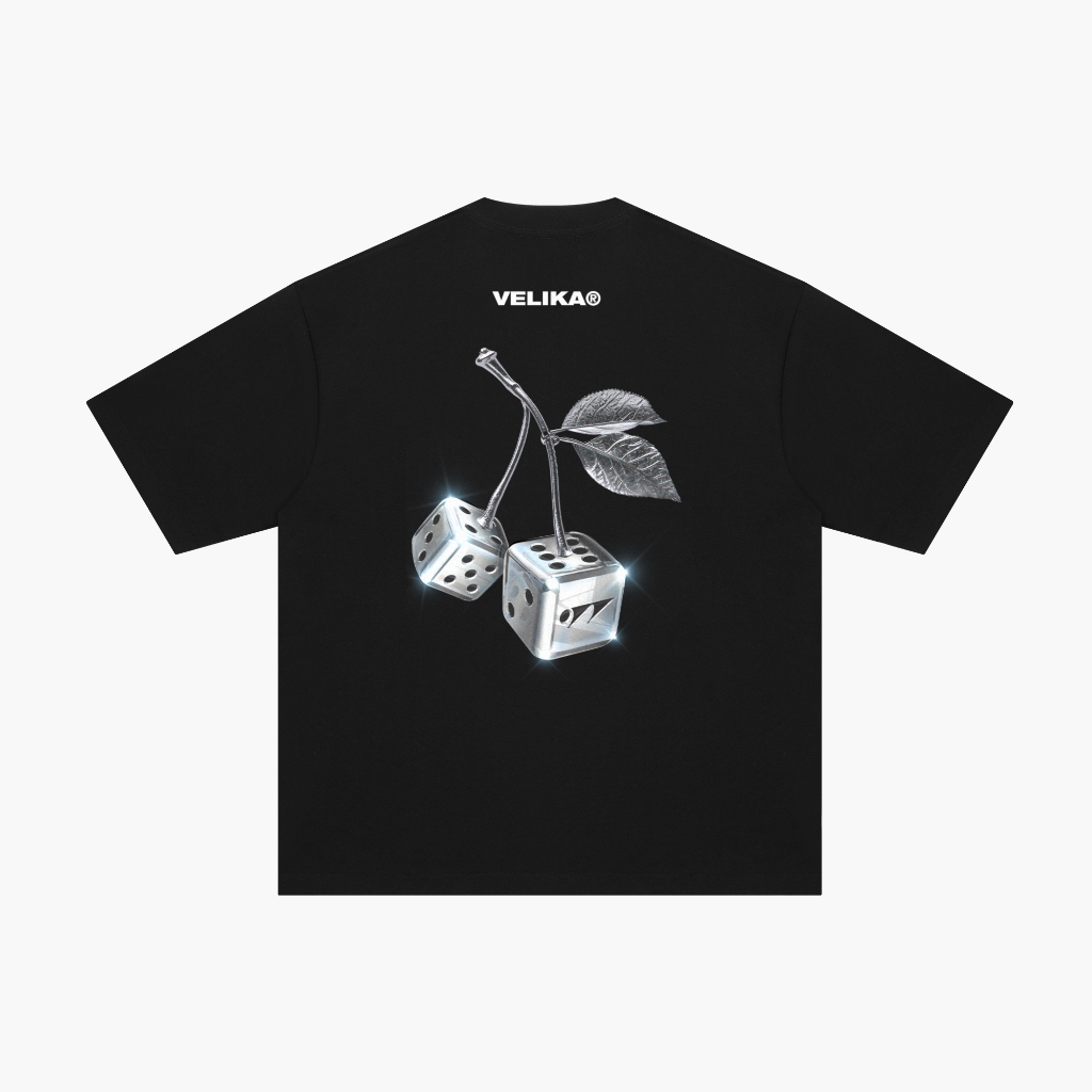 Velika™ | "Dice" Oversize T-Shirt เสื้อ Oversize [Black]