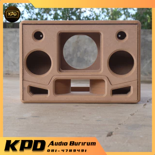 ตู้ลำโพง บลูทูธ DIY งานดิบ แบนพาส6.5นิ้ว กลาง4นิ้ว MDF 12มม (BP65142)