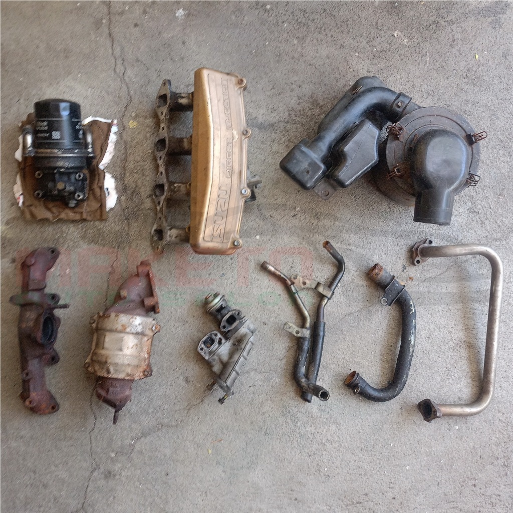 (มือสอง) อะไหล่  ISUZU TFR 4JA1 ฐานกรองน้ำมันเครื่อ ท่อไอดี ชุดกรองอากาศ เขาไอเสีย ท่อแคท อื่นๆ