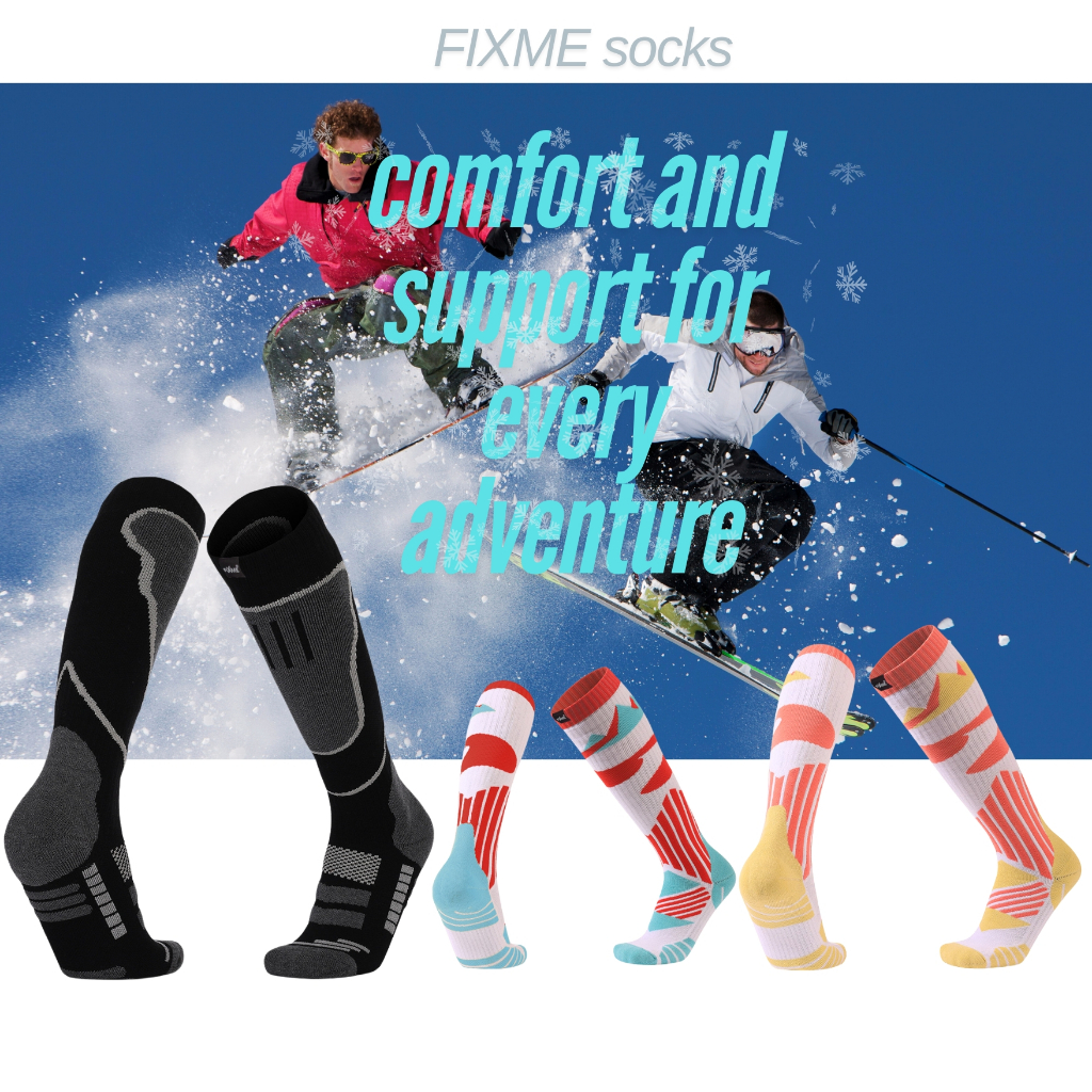 FIXME ถุงเท้ากันหนาว สำหรับกีฬาฤดูหนาว  สกี สโนว์บอร์ด