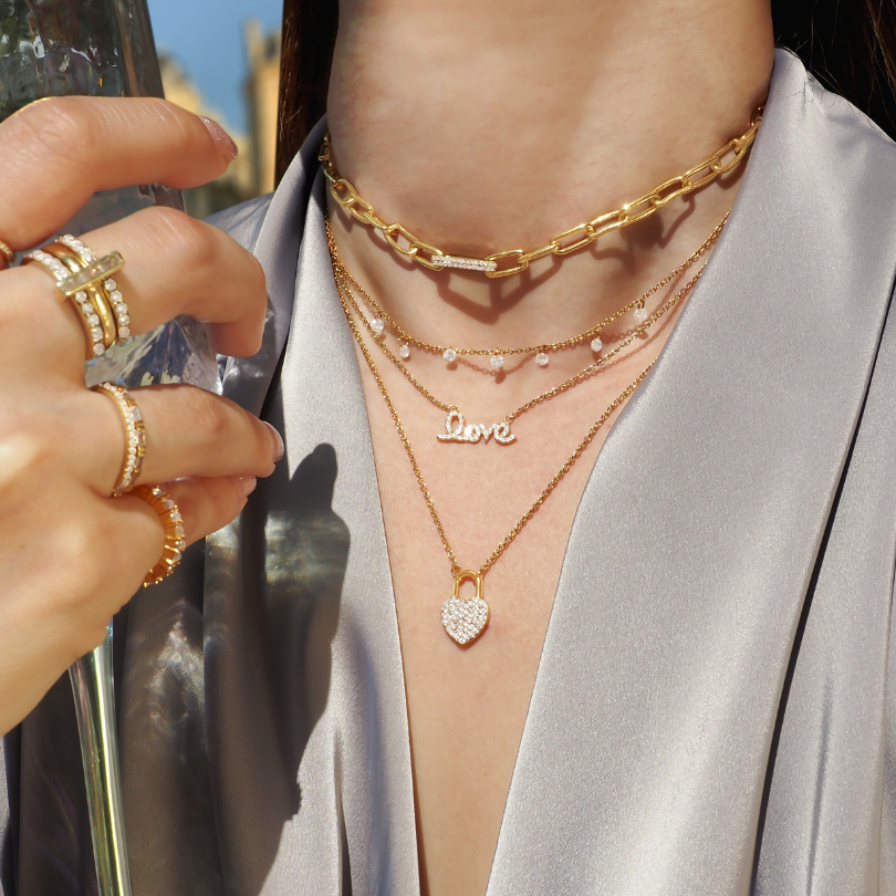 SHEPENDENCE สร้อยคอโชกเกอร์ LUXE Kylie ประดับคริสตัลไคลี่ - รูปที่ 3