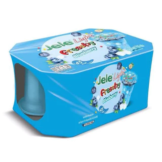 เจเล่ไลท์เฟรชชี่ มี6รสชาติให้เลือก 125 ก. แพ็ค 6 ถ้วยJelly Light Freshy, 6 flavors to choose from, 125 g., pack of 6 cup