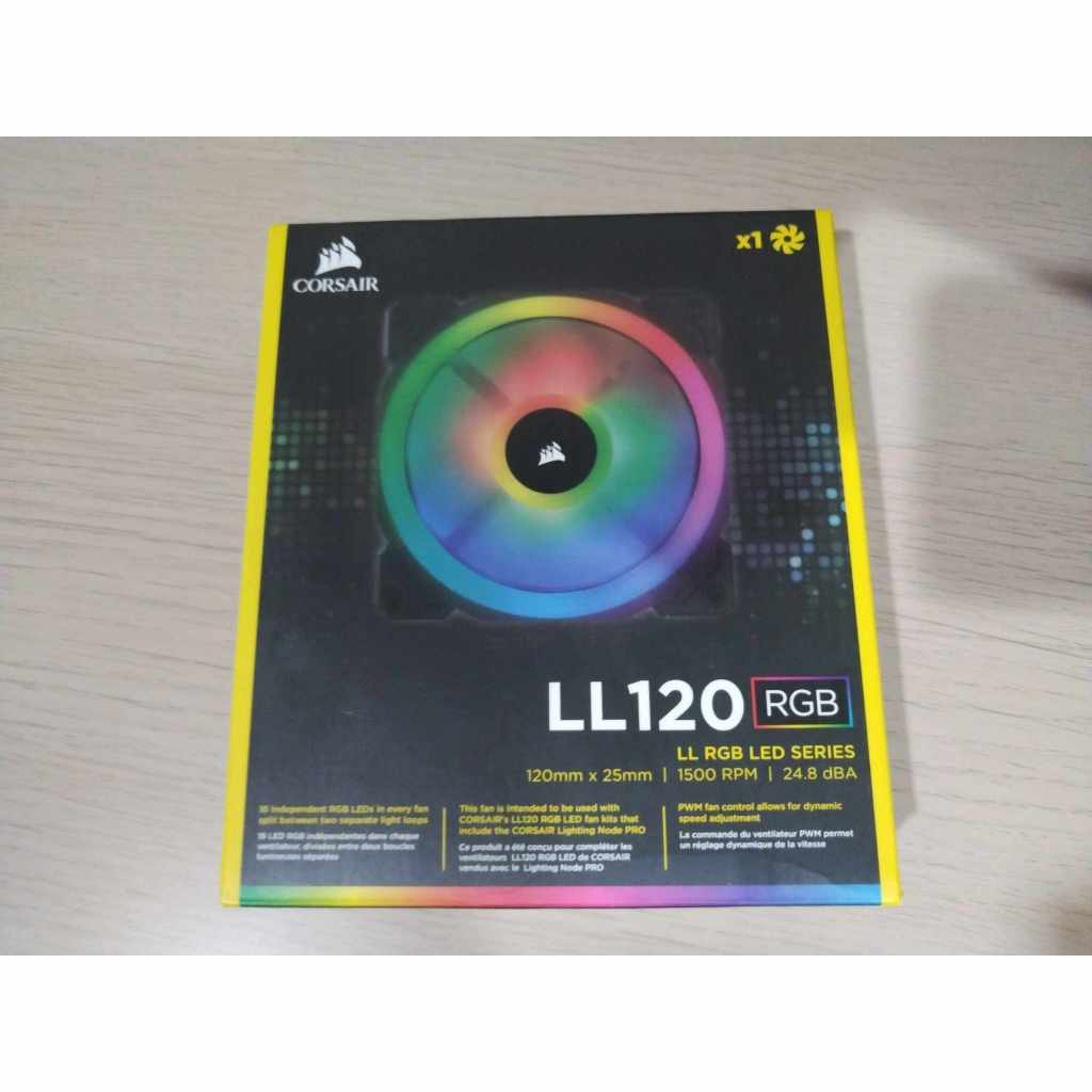CORSAIR LL120 RGB 120มม. (พัดลมเคส) มือ1 พัดลมระบายความร้อน