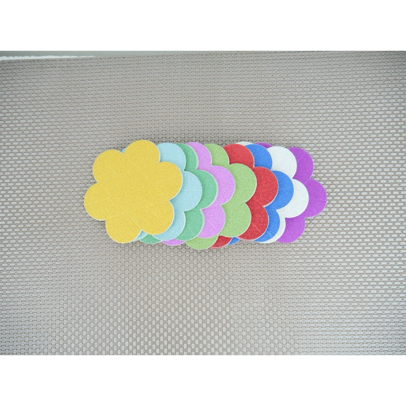 ดอกพุดกังหัน ชุดพับเหรียญโปรยทาน กล่องใส่เหรียญโปรยทาน กระดาษพับเหรียญโปรยทาน และรวมกล่องงานพิมพ์ - รูปที่ 5