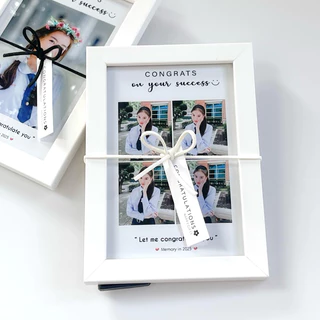 เตรียมพัสดุ 2 วัน ** กรอบรูปสีขาว พร้อมรูป ขนาด4x6นิ้ว