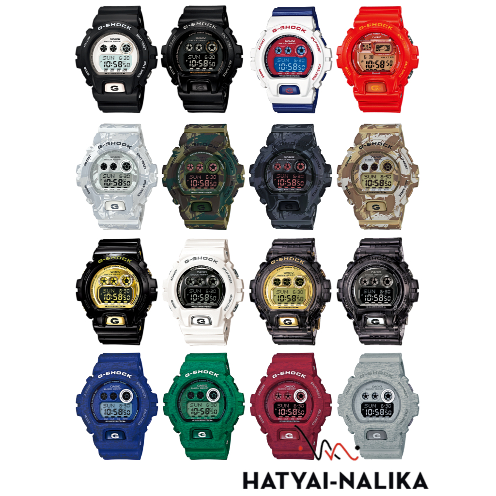 🔥ของแท้🔥 G-SHOCK หายาก GD-X6900 series GD-X6900FB,GD-X6900CS,GD-X6900CM,GD-X6900LG,GD-X6900HT,GD-X69