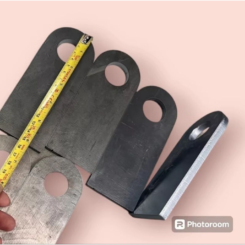 เหล็กหูยก หูลาก หูต่อพ่วง ยาว15ซม. กว้าง6ซม.(ราคาต่อ1ชิ้น)ความหนา4-6-9-12-15 ขนาดรู10-13-16-20-23-26-29มิล