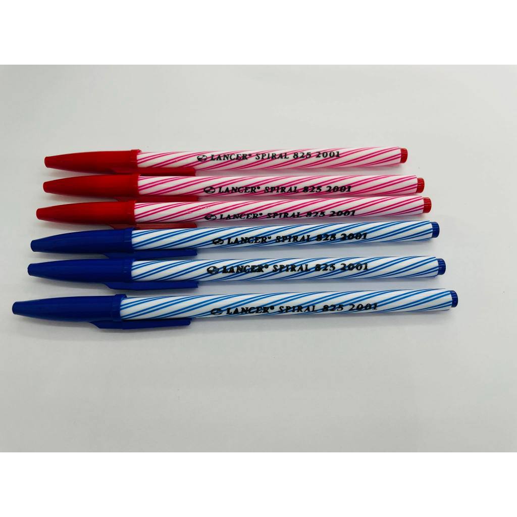 ปากกาลูกลื่น LANCER Spiral 825 2001