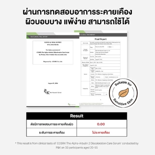 COSRX The Alpha-Arbutin 2 Discoloration Care Serum 50ml เดอะ อัลฟ่า-อาร์บูติน 2 ดิสโคโลเรชั่น จัดการรอยสิว ผิวหมองคล้ำ