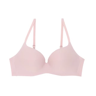 Wacoal Surprise Wireless Push Up Bra รุ่น WB9V02 สีชมพู เสื้อชั้นในไร้โครง เสริมฟองน้ำ 20 mm