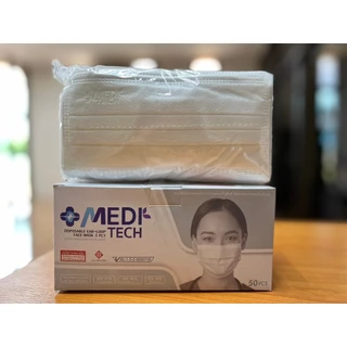 MeDiTech MasK หน้ากากอนามัยการแพทย์ (50ชิ้น/กล่อง)