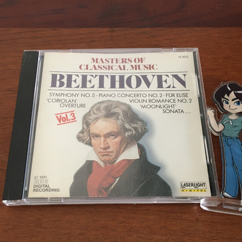 (มือสอง) CD Music Beethoven album Masters Of Classical Music, Vol.3 Ludwig van Beethoven (1988) ลิขส