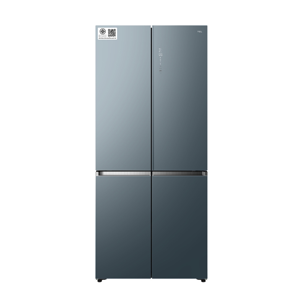 TCL ตู้เย็น MULTI DOOR RT52GCCDE 18.4 คิว กระจกน้ำเงิน จัดส่งโดย HomePro