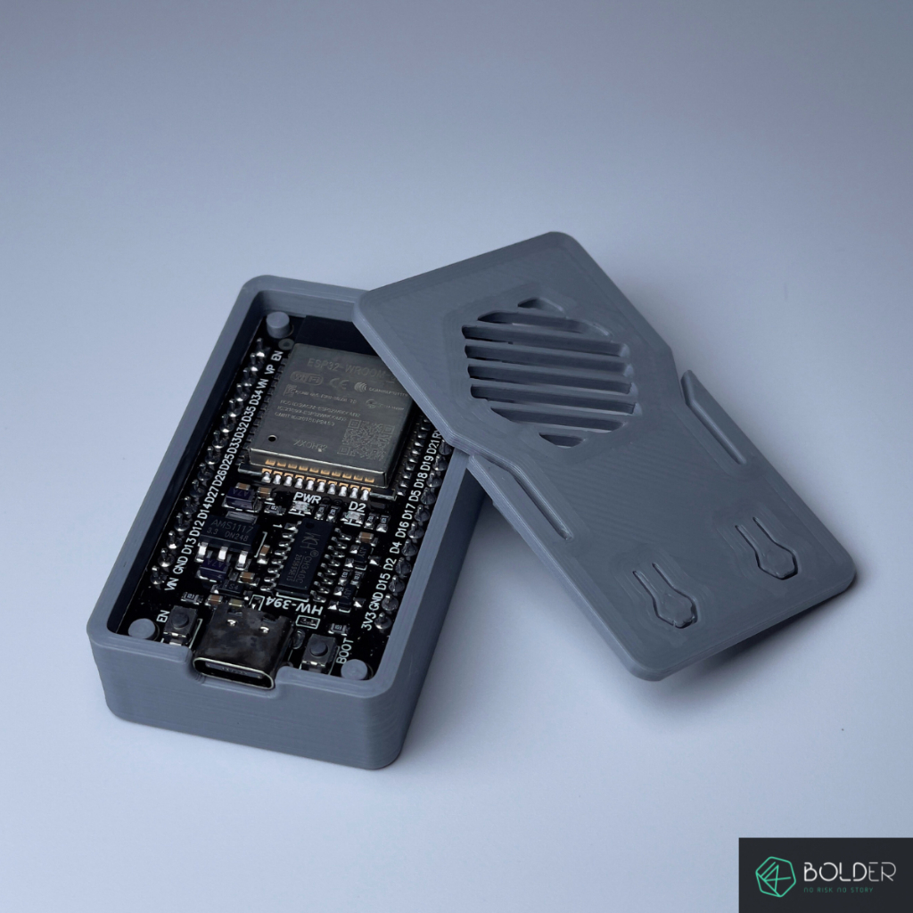 Case ESP32 WROOM TYPE-C เลือกสีได้ ทนความร้อน เคสสำหรับบอร์ด ESP32 ผลิตจากพลาสติก PLA สีสันสวยงาม