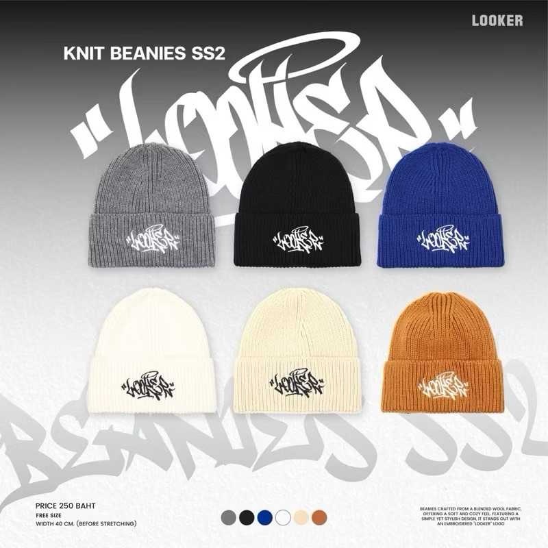 Looker หมวกไหมหรมlookerแท้100%
