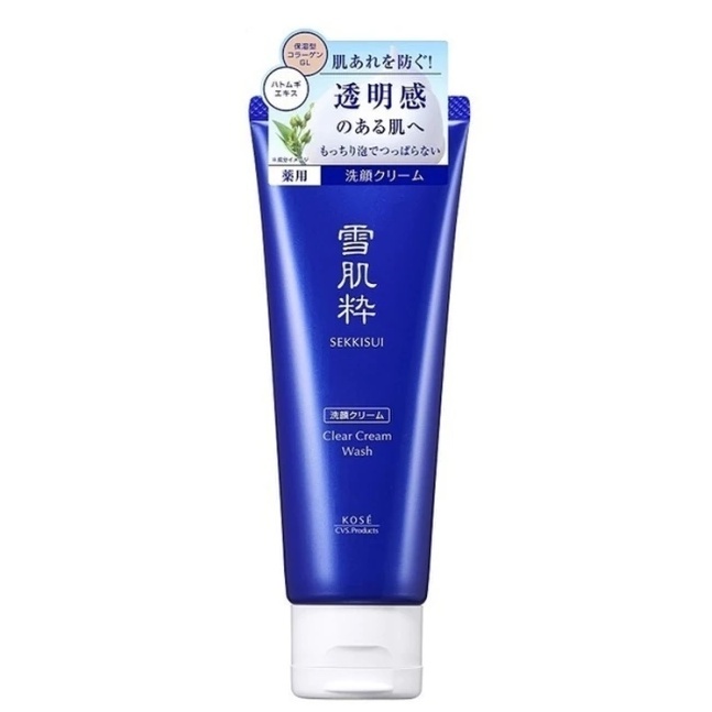 Kose Japanese Sekkai Whitening Facial Cleanser 120g คลีนเซอร์บำรุงผิวหน้าให้ขาวกระจ่างใสและชุ่มชื้น ผลิตภัณฑ์ทำความสะอาด
